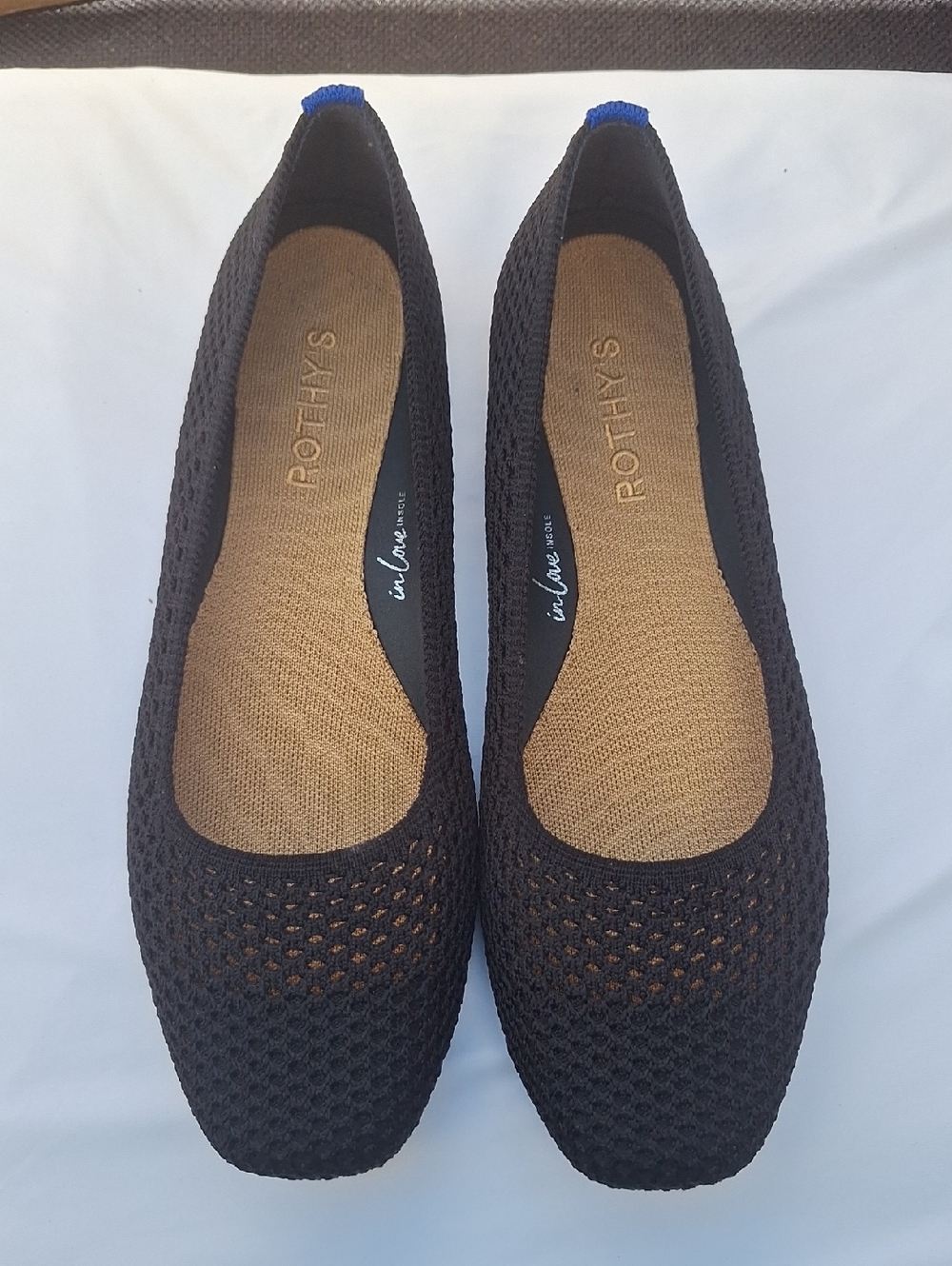 Rothy's  THE MAX SQUARE Black Mesh